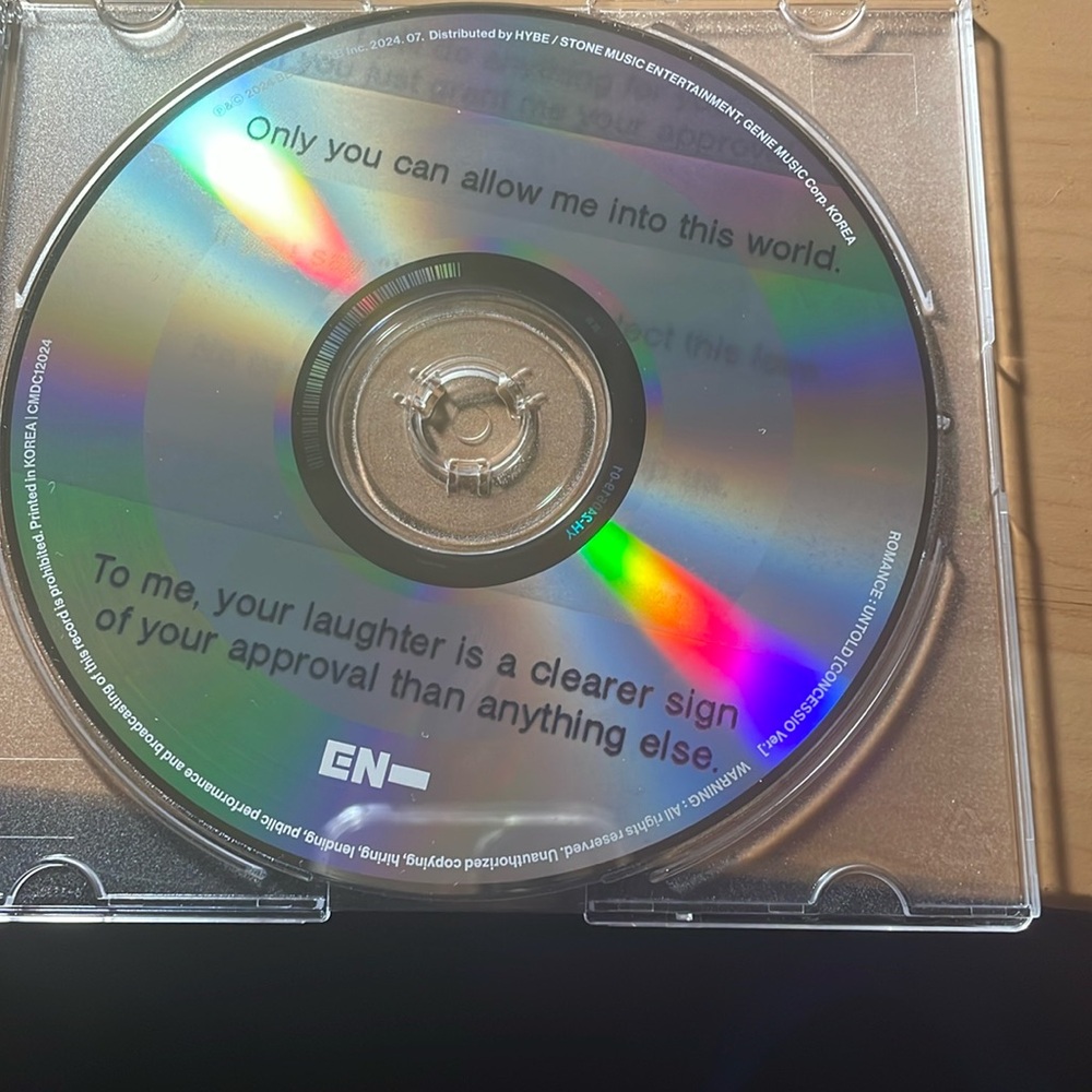 Enhypen romance:Untold official CD